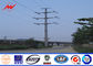15M Height 6mm Thickness Bitumen Floodlight Pole For High Voltage Transmission Line ผู้ผลิต