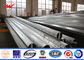 Q345 40ft 3mm Thickness Steel Utility Pole Hardware With 2m Cross Arm ผู้ผลิต