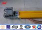 Weld Copper Ground Rod Threaded 1000mm 1200mm 1500mm Copper Earth Rod With Accessories ผู้ผลิต