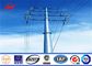 Galvanization 12m 8KN Electrical Power Pole For Distribution Power Transmission ผู้ผลิต