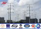 Angle Arms 8 Sides Steel Utility Pole 21 M Steel Power Poles Galvanized ผู้ผลิต