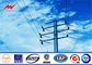 9m 11m Electrical Power Pole Street Light Poles For Africa Power Transmission ผู้ผลิต