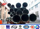 OEM Round Steel Utility Pole 15m 20kn Steel Transmission Poles ผู้ผลิต