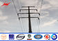 Bitumen Galvanized Steel Pole For Electrical Power Transmission Line ผู้ผลิต