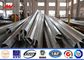 3mm Thickness NGCP Galvanized Steel Pole Yard Light Pole For Electricity Distribution ผู้ผลิต