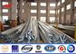 3mm Thickness NGCP Galvanized Steel Pole Yard Light Pole For Electricity Distribution ผู้ผลิต