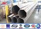 Taper Steel Utility Poles Tubular Steel Pole For 220kv Transmission Line ผู้ผลิต