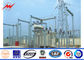 Taper Steel Utility Poles Tubular Steel Pole For 220kv Transmission Line ผู้ผลิต