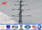 15m 1800dan Galvanized Light Pole With Electrical Double Arms ผู้ผลิต