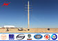 Conical 12.2m 1280kg Load Steel Utility Pole For Power 65kv Distribution ผู้ผลิต