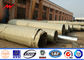 17M AWS D1.1 Galvanized Steel Pole / Steel Transmission Poles ISO Certification ผู้ผลิต