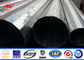 Bitumen Diameter 100 - 300 17M Electric Galvanized Steel Pole with Cross Arm ผู้ผลิต