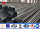 12m 350daN Electric Galvanized Steel Pole Bitumen Diameter 120mm - 280mm ผู้ผลิต