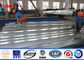 Power Distribution Line Steel Transmission Poles +/- 2% Tolerance ISO Approval ผู้ผลิต