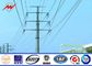 10m 11m Round Steel Utility Power Poles 5mm Thickness For Transmission Line ผู้ผลิต