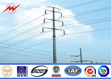133kv 30ft 35ft 40ft Metal Utility Poles Galvanized With  Certification ผู้ผลิต