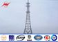 220 Kv ท่อเหล็กชุบสังกะสีท่อ Mono Pole Tower 10m-200m ใช้กันอย่างแพร่หลาย ผู้ผลิต