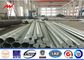 Galvanized Utility Power Poles with face to face joint mode / nsert mode ผู้ผลิต