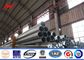 Galvanized Utility Power Poles with face to face joint mode / nsert mode ผู้ผลิต