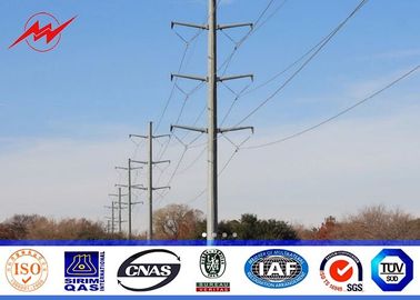 11.9m 16kn Load Electrical Power Pole 100% Welding Surface Galvanized  Treatment ผู้ผลิต