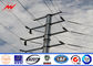 S500MC Steel Power Pole With Cross Arm For Outside Electrical Line ผู้ผลิต
