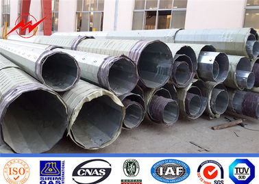 โพลีเอสเตอร์ Power Coated พลังงานไฟฟ้า Pole สําหรับการกระจายสื่อสาร ผู้ผลิต