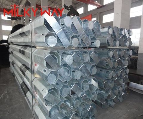 การกระจายพลังงาน สายเหล็กไฟฟ้า 35FT 40FT Hot Dip Galvanized Finish ผู้ผลิต