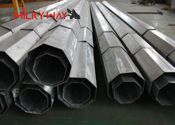 เสาท่อเหล็กขนาด 30 ฟุต 35ft สำหรับโครงการสายการกระจายไฟฟ้า ผู้ผลิต