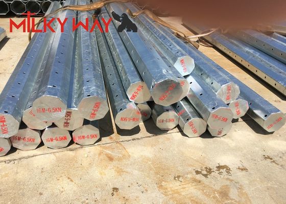 เสาเหล็กท่อชุบสังกะสีแบบยืดหดได้ 11M 8KN พร้อมบิทูมิน 450mpa Yield Strength ผู้ผลิต