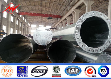 34m Polygonal High Mast Light Pole Hot Dip Galvanized With Lifting System สายไฟขั้วขั้วขั้วขั้วขั้วขั้วขั้วขั้วขั้ว ผู้ผลิต