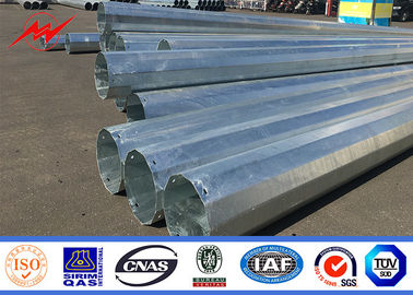 โพลีเอสเตอร์ Power Coated พลังงานไฟฟ้า Pole สําหรับการกระจายสื่อสาร ผู้ผลิต
