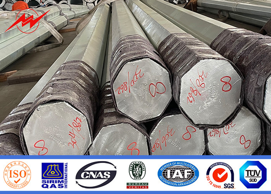 เสาท่อเหล็กขนาด 30 ฟุต 35ft สำหรับโครงการสายการกระจายไฟฟ้า ผู้ผลิต
