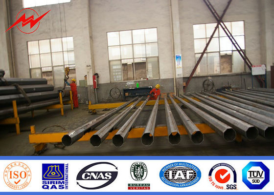 เสากั้นเหล็กชุบสังกะสีขนาด 8 ม. แบบเดี่ยวสำหรับไฟถนน