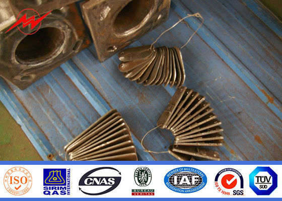 เสากั้นเหล็กชุบสังกะสีขนาด 8 ม. แบบเดี่ยวสำหรับไฟถนน