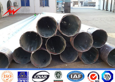 60FT Gr65 วัสดุขั้วไฟฟ้าไฟฟ้า 6 มม. พร้อมบันไดปีนเขา