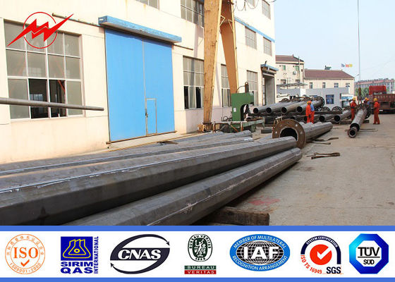 เสาหลักเสาสูงเสาหลายเหลี่ยมขนาด 40 เมตรพร้อมเครื่องกว้าน