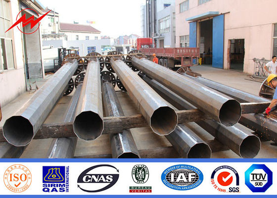 เสาหลักเสาสูงเสาหลายเหลี่ยมขนาด 40 เมตรพร้อมเครื่องกว้าน