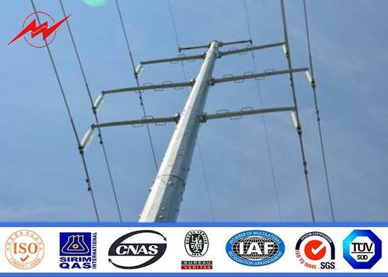 Gr50 material 2.5mm electric power pole distribution structures for transmission line