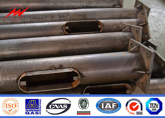 Anti - Corrosion Street Light Poles , Highway Lighting Pole 3mm Thickness