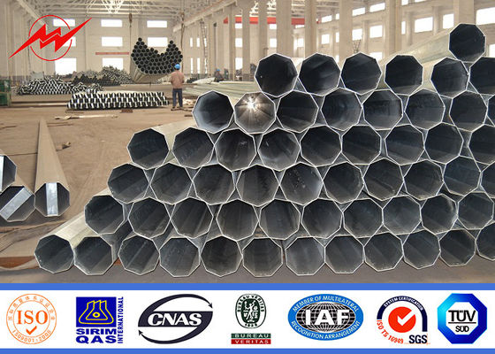 Octogonal 40FT 138KV Steel Utility Pole for Electrical Power Transmission
