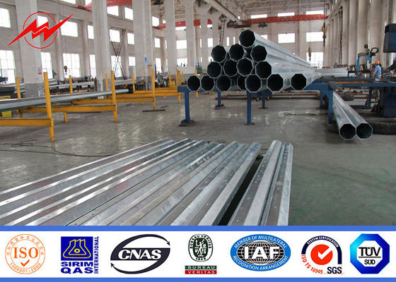 13m Q345 Electrical Steel Utility Pole For Power Transmission