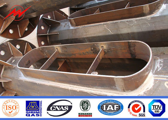 Explosion - proof Overpass High Mast Pole , 40m Toll - Station / Square Light Poles