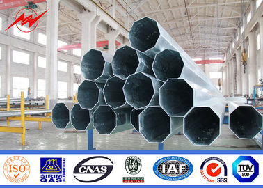 Professional Octagonal Galvanized Steel Pole 30ft / 35ft 3mm Thickness