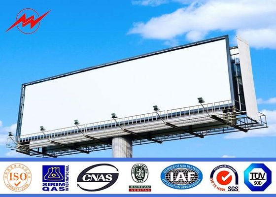 Exterior Street Advertising LED Display Billboard With Galvanization Anti - Static