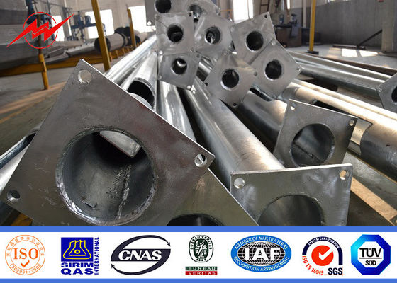 เสารับสัญญาณไฟถนนพลังงานแสงอาทิตย์มาตรฐาน ISO, เสาเหล็กท่อสี 6-15 มม