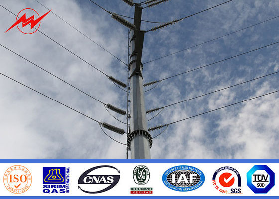 Electric High Voltage Transmission Towers Distribution Power Line Pole