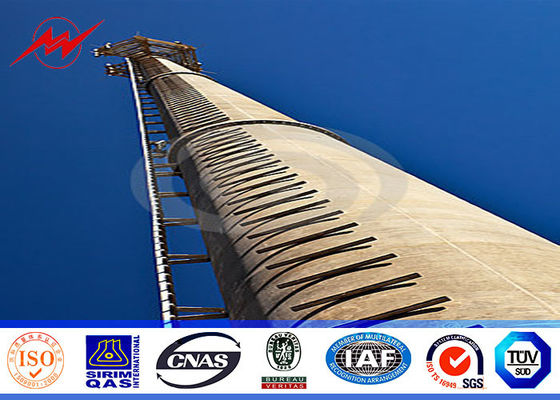 Communication Distribution Mono Pole Tower Customized Tapered 90 FT - 100 FT