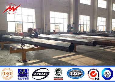 Q345 สแตนเลสเหล็กเหล็กกระปุก โคนิค การส่งพลังงานไฟฟ้า ทาวเวอร์ทูบูเลอร์