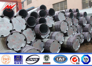 1250kg Type B เสาไฟฟ้ายูทิลิตี้ 50ft ความสูง Gr65 วัสดุ Bitumen Surface
