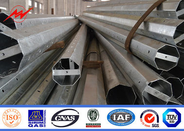 NEA NGCP NPC 25FT 120FT เสาไฟฟ้าเหล็กสำหรับโครงการค่าโสหุ้ย